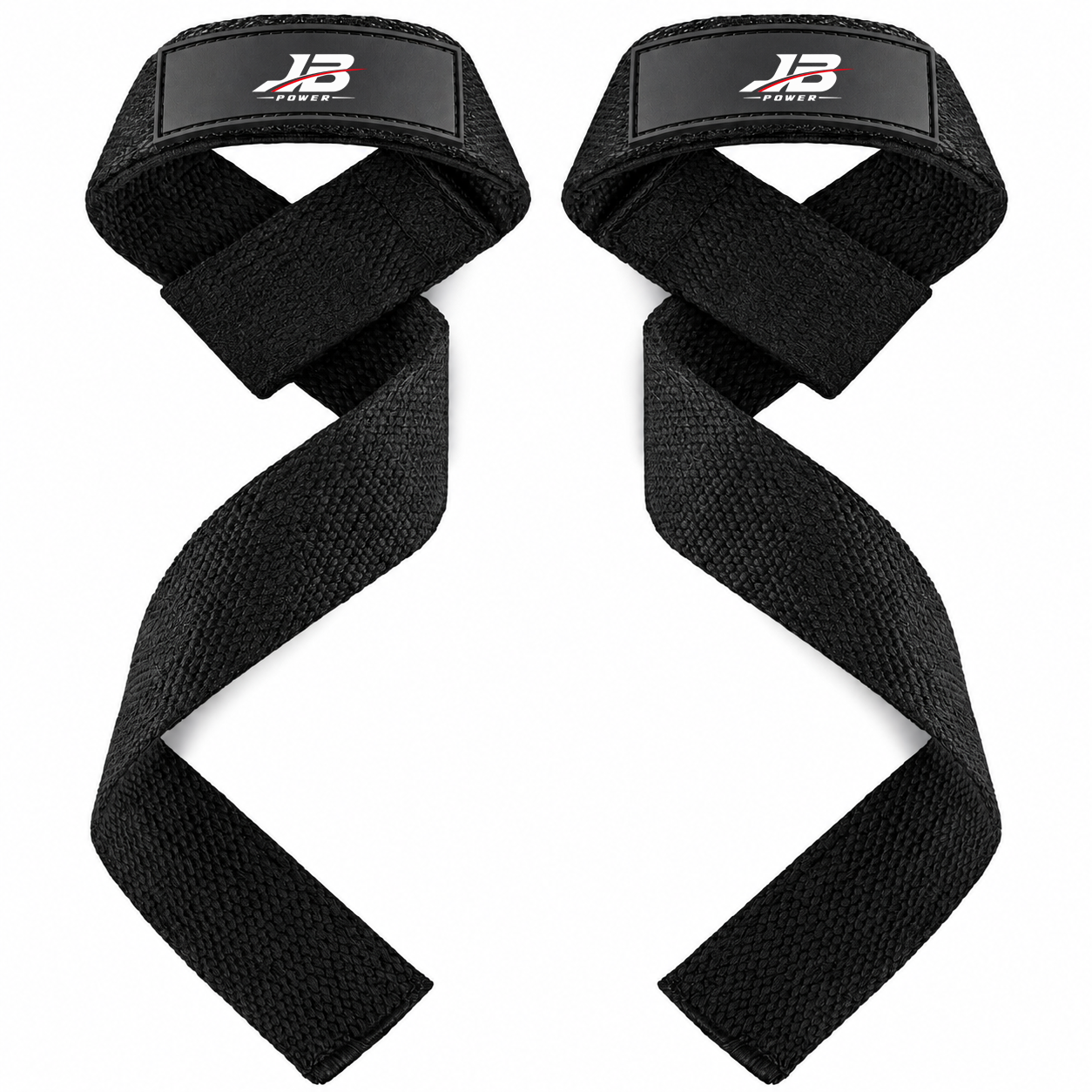 Symmetrical Black Lifting Straps