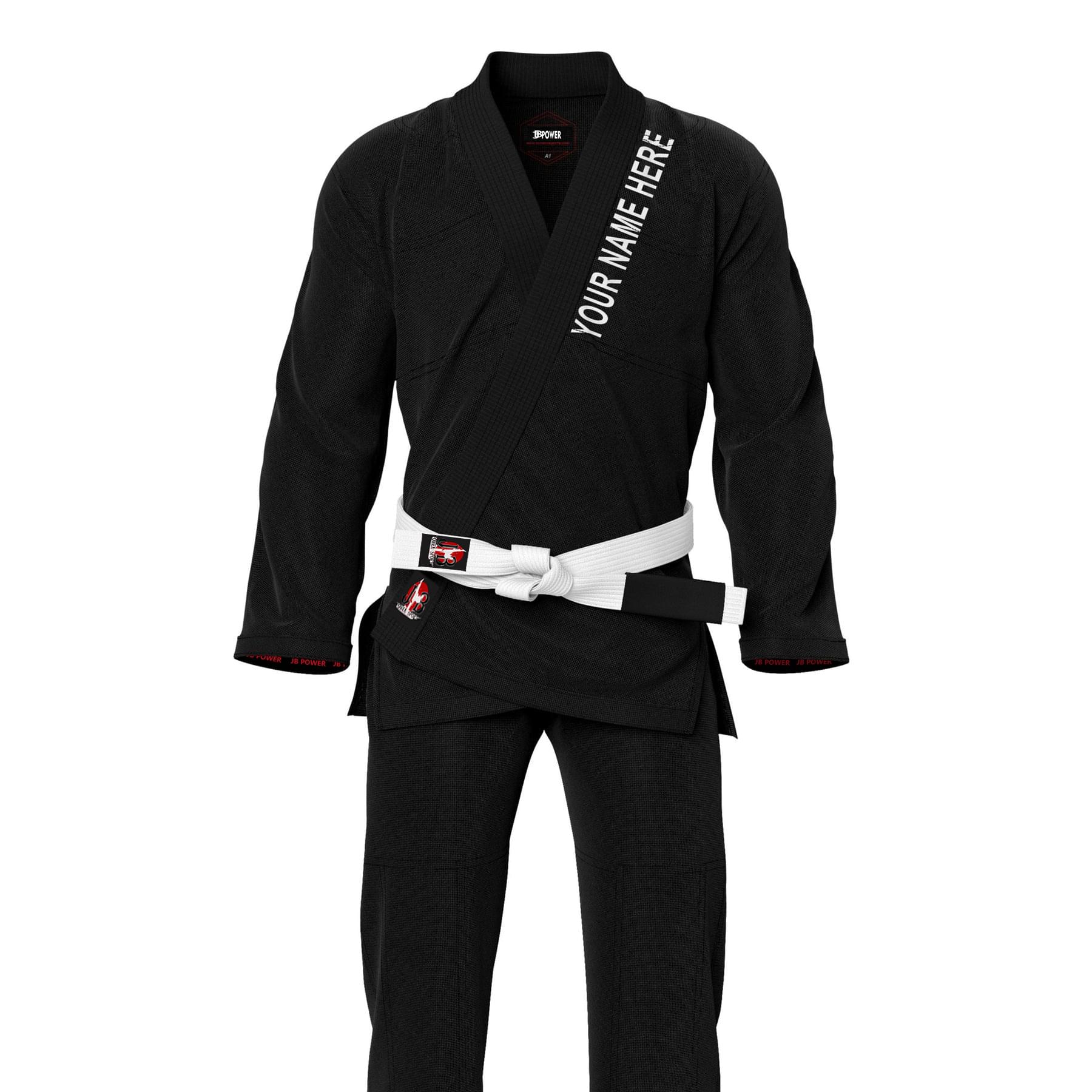 Black Brazilian Jiu Jitsu Gi by JB Power Sports