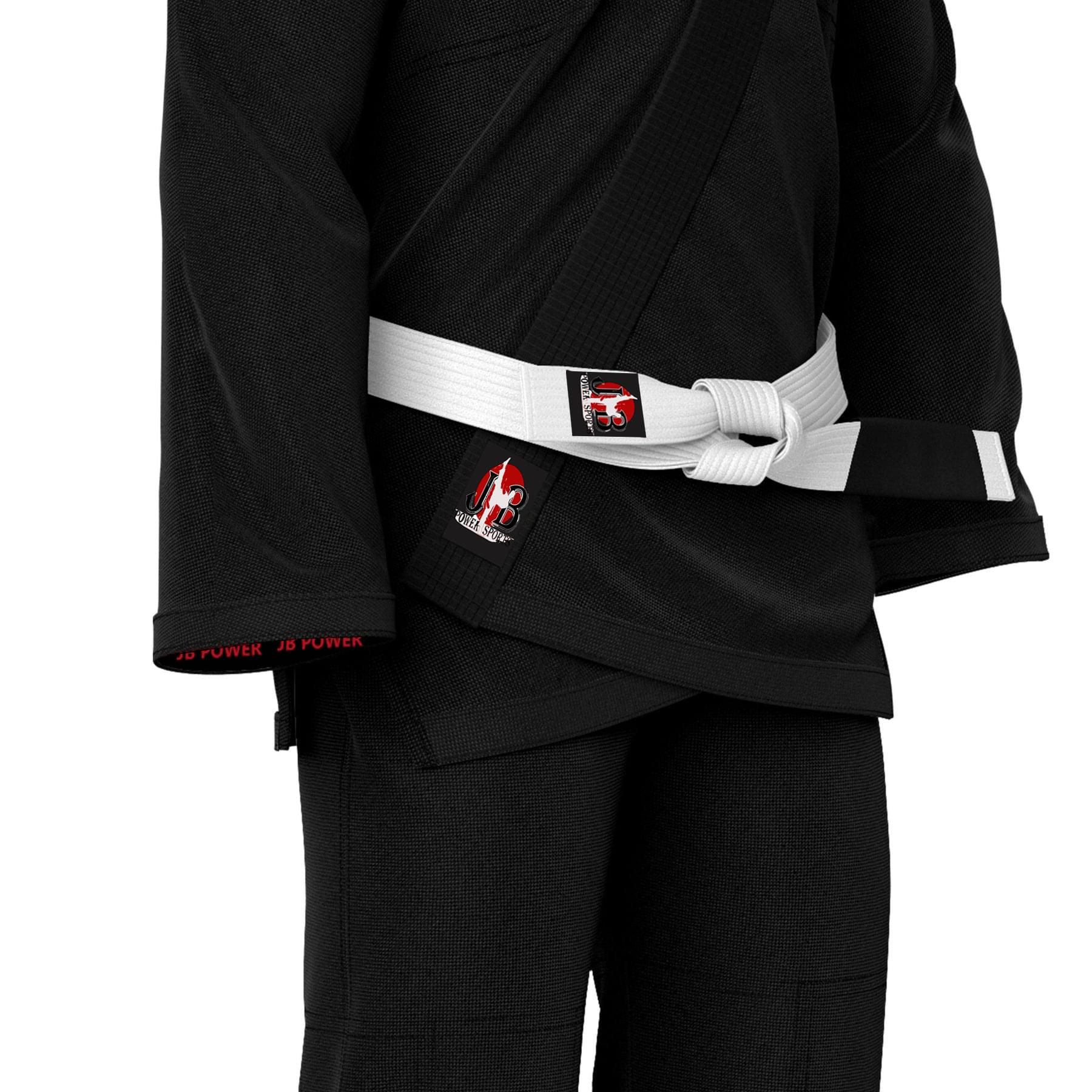 Black Brazilian Jiu Jitsu Gi by JB Power Sports