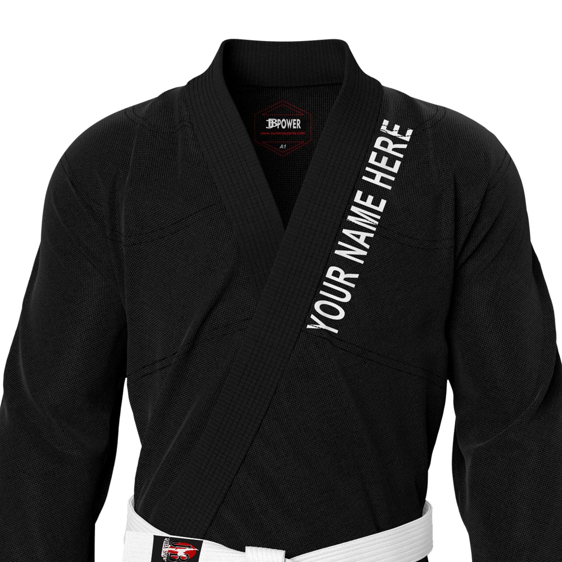 Black Brazilian Jiu Jitsu Gi by JB Power Sports